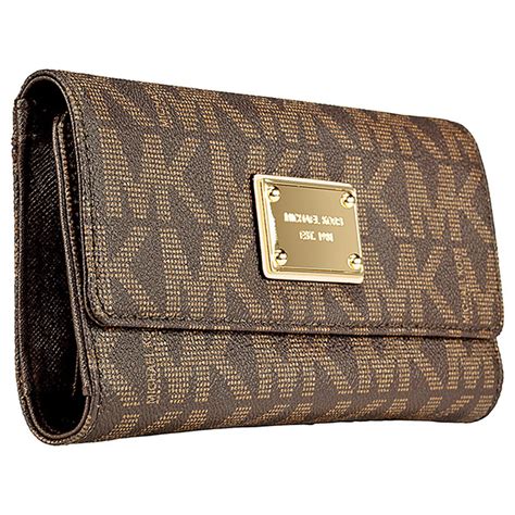 michael kors luggage checkbook wallet|Michael Kors Signature Jet Set Item Checkbook Wallet .